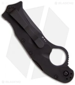 5.11 Tactical Double Duty Karambit Lockback Knife (3.7" Black Serr) 51072 -CRKT Sales Store 511 double duty karambit 019 black 51072b