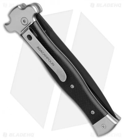 AGA Campolin Zero Dagger Leverlock Automatic Knife Black G-10 (3.75" Black) 3 AGA Campolin Zero Dagger Leverlock Automatic Knife Black G-10 (3.75" Black) - Image 3