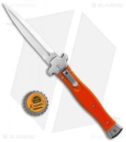 AGA Campolin Zero Dagger Leverlock Automatic Knife Orange G-10 (3.75" Satin) 7 AGA Campolin Zero Dagger Leverlock Automatic Knife Orange G-10 (3.75" Satin) -CRKT Sales Store AGA Campolin Zero Dagger Leverlock Auto Orange G 10 Satin AGA01O SD BHQ 94617 jr bottlecap