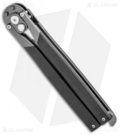 Artisan Cutlery Kinetic-Tool Automatic Butterfly Tool Round Black G-10 (2.8" SW) -CRKT Sales Store Artisan Cutlery Kinetic Tool Auto Butterfly Tool Opener Curved Black G 10 1823PO BKC BHQ 95871 jr side