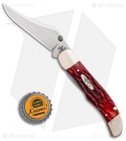 Case Kickstart Mid-Folding Hunter Assisted Knife Dark Red Jig Bone (61265AC CV) -CRKT Sales Store Assisted Opener Dark Red Bone Jig Mid Hunter Clip BHQ 86870 er bottlecap