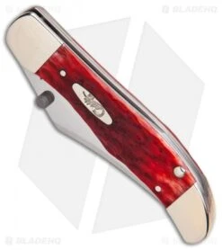 Case Kickstart Mid-Folding Hunter Assisted Knife Dark Red Jig Bone (61265AC CV) -CRKT Sales Store Assisted Opener Dark Red Bone Jig Mid Hunter Clip BHQ 86870 er spine