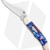 Case Kickstart Mid-Folding Hunter Assist Knife Patriotic Kirinite (101265AC SS)