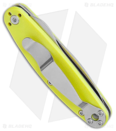 ESEE Churp Liner Lock Knife Yellow G-10 (2.75" Satin D2) 3 ESEE Churp Liner Lock Knife Yellow G-10 (2.75" Satin D2) - Image 3