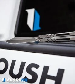 BRS Channel Alpha Beast Balisong Butterfly Knife Titanium (4.5" Stonewash) CHAB 10 BRS Channel Alpha Beast Balisong Butterfly Knife Titanium (4.5" Stonewash) CHAB -CRKT Sales Store BRS Channel Alpha Beast Balisong Butterfly Knife Titanium Stonewash CHAB BHQ 87554 kp raptor web