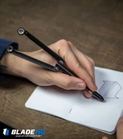 BaliYo By Spyderco Pen Butterfly Flipper (Black) 9 BaliYo By Spyderco Pen Butterfly Flipper (Black) -CRKT Sales Store BaliYo by Spyderco Pen Butterfly Flipper Black BHQ 4501 kp in hand lifestyle web