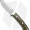 Bark River Classic Drop Point Fixed Blade Knife Green Micarta (3.75" Satin)