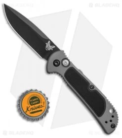 Benchmade 9750BK Mini Coalition Automatic Knife Gray Al/Black G-10 (2.9" Black) -CRKT Sales Store Benchmade 9750BK Mini Coalition gray al black G10 black BHQ 75519 jr bottlecap