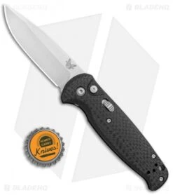 Benchmade CLA Limited Edition Automatic Knife Carbon Fiber(3.3" Satin) 4300-1801 -CRKT Sales Store Benchmade CLA Limited Edition Auto CF Satin 4300 1801 BHQ 91085 jr bottlecap