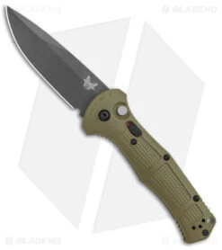 CRKT Sales Store 36 Benchmade Claymore Automatic Knife OD Green Grivory (3.6" Black) 9070BK-1