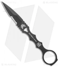 Benchmade SOCP Knife W/ Trainer Blade 178SBK-COMBO Black Sheath (3.22" Serr) 12 Benchmade SOCP Knife W/ Trainer Blade 178SBK-COMBO Black Sheath (3.22" Serr) -CRKT Sales Store Benchmade SOCP Knife Trainer Black Sheath Serr 178SBK COMBO BHQ 19609 jr knife
