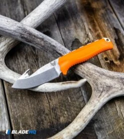 Benchmade Steep Country Knife W/ Gut Hook Orange (3.5" Stonewash) 15009-ORG -CRKT Sales Store Benchmade Steep Country Knife w Gut Hook Orange Stonewash 15009 ORG BHQ 24208 kp antlers web