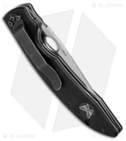 Vintage Benchmade Mini AFCK0-II 814S Liner Lock Knife (3.25" Satin Serr) -CRKT Sales Store Benchmade Vintage Mini LL Satin Serr 814S AFCK II BHQ 71274 jr side