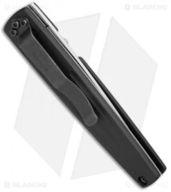 Vintage Benchmade Mini Spike 640S-BLK Liner Lock Knife (3.375" Satin Serr) -CRKT Sales Store Benchmade Vintage Mini Spike LL Serr 640S BLK BHQ 35739 jr side