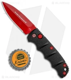 Boker Black Widow Mini Kalashnikov Automatic Knife Dagger (2.5" Red D2) -CRKT Sales Store Boker Black Widow Mini Kalashnikov Auto Dagger Red 01KALS57NSOI BHQ 96966 jr bottlecap update