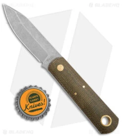 Boker Burnley Barlow Front Pocket Fixed Blade Knife Green Micarta (SW) 7 Boker Burnley Barlow Front Pocket Fixed Blade Knife Green Micarta (SW) -CRKT Sales Store Boker Burnley Barlow Front Pocket Fixed Blade Green Micarta SW BHQ 139195 jr bottlecap