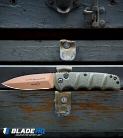 Boker Desert Warrior Kalashnikov Dagger Knife OD Green (3.25" Copper AUS 8) -CRKT Sales Store Boker Desert Warrior Kalashnikov Dagger Automatic Knife OD Green Copper BHQ30436 kp tool box 2 web