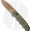 Boker Desert Warrior Kalashnikov Dagger Automatic Knife OD Green (3.3" D2)