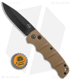 Boker Kalashnikov Drop Point Automatic Knife Coyote Brown (3.25" Black D2) -CRKT Sales Store Boker Kalashnikov Auto Coyote D2 Black BHQ 144762 jr bottlecap