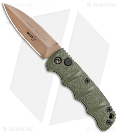 Boker Mini Kalashnikov Desert Warrior Automatic Knife Dagger (2.5" Copper D2) 1 Boker Mini Kalashnikov Desert Warrior Automatic Knife Dagger (2.5" Copper D2)