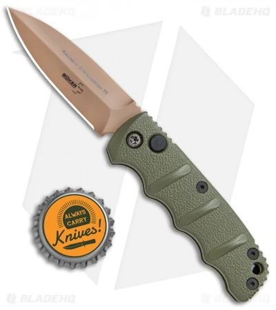 Boker Mini Kalashnikov Desert Warrior Automatic Knife Dagger (2.5" Copper D2) 4 Boker Mini Kalashnikov Desert Warrior Automatic Knife Dagger (2.5" Copper D2) - Image 4