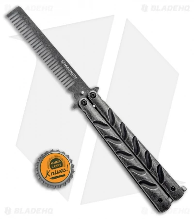 Boker Magnum Balicomb Butterfly Trainer Black Stonewash (3.88" Comb) 4 Boker Magnum Balicomb Butterfly Trainer Black Stonewash (3.88" Comb) - Image 4