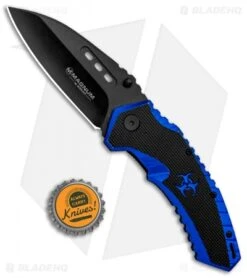 Boker Magnum Cobalt Strike Spring Assisted Knife (3.375" Black) 01RY886 -CRKT Sales Store Boker Magnum Cobalt Strike SA Black 01RY886 BHQ 30271 jr bottlecap