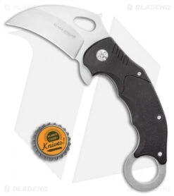 Boker Magnum Dark Claw Liner Lock Karambit Knife Black G-10 (2.75" Stonewash) -CRKT Sales Store Boker Magnum Dark Claw Manual Knife Black G 10 BHQ 94422 ns bottlecap