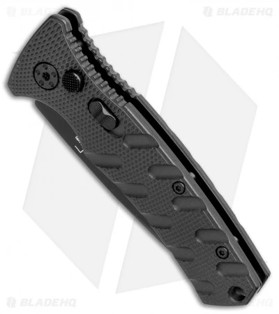 Boker Mini Strike Automatic Knife Black Aluminum (2.6" Black D2) 2 Boker Mini Strike Automatic Knife Black Aluminum (2.6" Black D2) - Image 2
