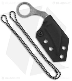 Boker Plus Bad Moon Karambit Fixed Blade Knife (2.4" Gray Stonewash) 02BO078 -CRKT Sales Store Boker Plus Bad Moon Karambit FBK 2in Gray SW BHQ 146736 td sheath