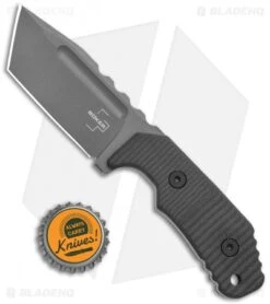 Boker Plus Little Dvalin Tanto Fixed Blade Black G-10 (3.3" Gray) 02BO034 -CRKT Sales Store Boker Plus Little Dvalin Tanto G 10 Satin 02BO034 BHQ 120660 jr bottlecap