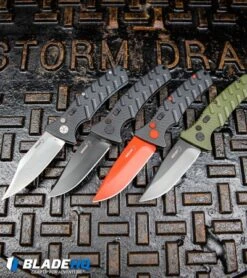 Boker Black Widow Strike Drop Point Automatic Knife Black (3.25" Red D2) -CRKT Sales Store Boker Plus Strike Drop Point Automatic Knife OD Green Black D2 BHQ 97033 kp storm drain web
