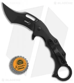 Boker Plus Wildcat Karambit Liner Lock Flipper Knife (2.8" Black) 01BO769 8 Boker Plus Wildcat Karambit Liner Lock Flipper Knife (2.8" Black) 01BO769 -CRKT Sales Store Boker Plus Wildcat Karabit black BHQ 68522 er bottlecap