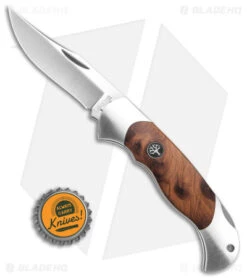 Boker Scout Lockback Pocket Knife Thuya Wood (3.125" Satin) 112002TH -CRKT Sales Store Boker Scout Lock Back Pocket Knife Thuya Wood 3in Satin BHQ 40099 td size