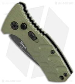 CRKT Sales Store -CRKT Sales Store Boker Stubby Strike CA Legal Auto OD Green Smokewash 01BO442NSOI BHQ 99648 jr spine