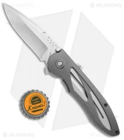 Buck Knives Tempest Liner Lock Knife Dark Gray (3.12" Satin) 7 Buck Knives Tempest Liner Lock Knife Dark Gray (3.12" Satin) -CRKT Sales Store Buck Tempest LL Dark Gray Satin 0296GYS B BHQ 2198 jr bottlecap