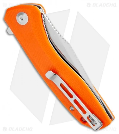 CIVIVI Baklash Flipper Liner Lock Knife Orange G-10 (3.5" Satin) C801G 3 CIVIVI Baklash Flipper Liner Lock Knife Orange G-10 (3.5" Satin) C801G - Image 3