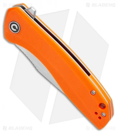 CIVIVI Baklash Flipper Liner Lock Knife Orange G-10 (3.5" Satin) C801G 2 CIVIVI Baklash Flipper Liner Lock Knife Orange G-10 (3.5" Satin) C801G - Image 2