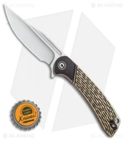 CIVIVI Dogma Liner Lock Knife Brass (3.5" Stonewash) C2014A 9 CIVIVI Dogma Liner Lock Knife Brass (3.5" Stonewash) C2014A -CRKT Sales Store CIVIVI Dogma Liner Lock Knife Brass 3.5 Stonewash C2014A BHQ 115980 LS Bottlecap
