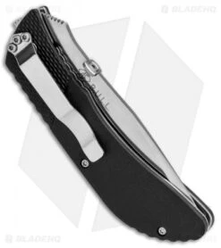 CRKT B.U.L.L. Front Flipper Liner Lock Knife Black Zytel (3" Satin) 6562 -CRKT Sales Store CRKT B.U.L.L. Front Flipper Black Zytel Satin 6562 BHQ 87024 jr side