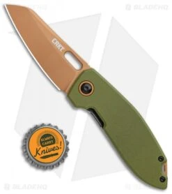CRKT Burnley Sketch Frame Lock Knife Desert Warrior (2.75" Copper) Exclusive -CRKT Sales Store CRKT Burnley Sketch FL Desert Warrior Copper BHQ 110392 jr bottlecap