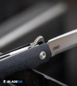 CRKT CEO Flipper Liner Lock Knife Black GRN (3.4" Satin) -CRKT Sales Store CRKT CEO Flipper Liner Lock Knife Black GRN Satin BHQ 119358 kp steel open web