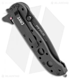 CRKT Carson M16-12ZLEK Tanto Flipper Knife Zytel (3" Black Serr) 6 CRKT Carson M16-12ZLEK Tanto Flipper Knife Zytel (3" Black Serr) -CRKT Sales Store CRKT Carson M16 12ZLEK Tanto Zytel Black Serr BHQ 9882 jr side
