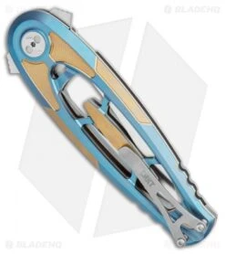 CRKT Hirin Liner Lock Knife Titanium (3.5" Satin M390) 5042 -CRKT Sales Store CRKT Hirin Frame Lock Knife 3.5in Satin 5042 BHQ 113913 LS Side