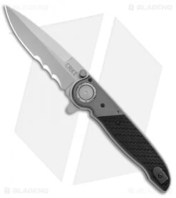 CRKT M40-15 Deadbolt Lock Knife GRN/Aluminum (4" Bead Blast)