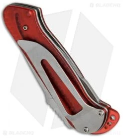 CRKT Rollock Pocket Knife Red Translucent (2.25" Polish) 5202R 6 CRKT Rollock Pocket Knife Red Translucent (2.25" Polish) 5202R -CRKT Sales Store CRKT Rollock Red Translucent Polish 5202R BHQ 68540 jr side