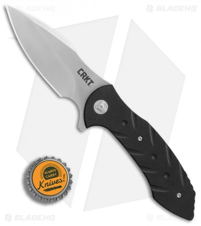 CRKT Ochs Terrestrial Liner Lock Knife Black G-10 (3.3" Satin) 5370 4 CRKT Ochs Terrestrial Liner Lock Knife Black G-10 (3.3" Satin) 5370 - Image 4