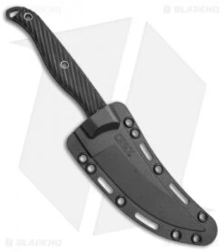 CRKT Clever Girl Fixed Blade Knife G-10 (4.5" Black) 2709 -CRKT Sales Store CRKT clever girl G10 black 2709 BHQ 34376 er spine
