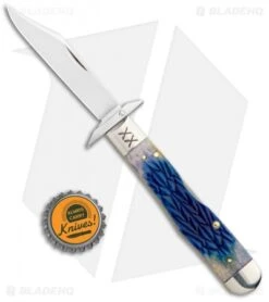 Burnt CheetahÂ® Lockback Knife 4.375" Purple Tribal Jig Bone (6111 1/2L SS) -CRKT Sales Store Case Burnt Cheetah LB Purple Tribal Jig Bone SS 61802 BHQ 101131 jr bottlecap