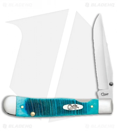 Case Kickstart TrapperLock Assisted Knife Sawcut Caribbean Blue (6154AC SS) 1 Case Kickstart TrapperLock Assisted Knife Sawcut Caribbean Blue (6154AC SS)